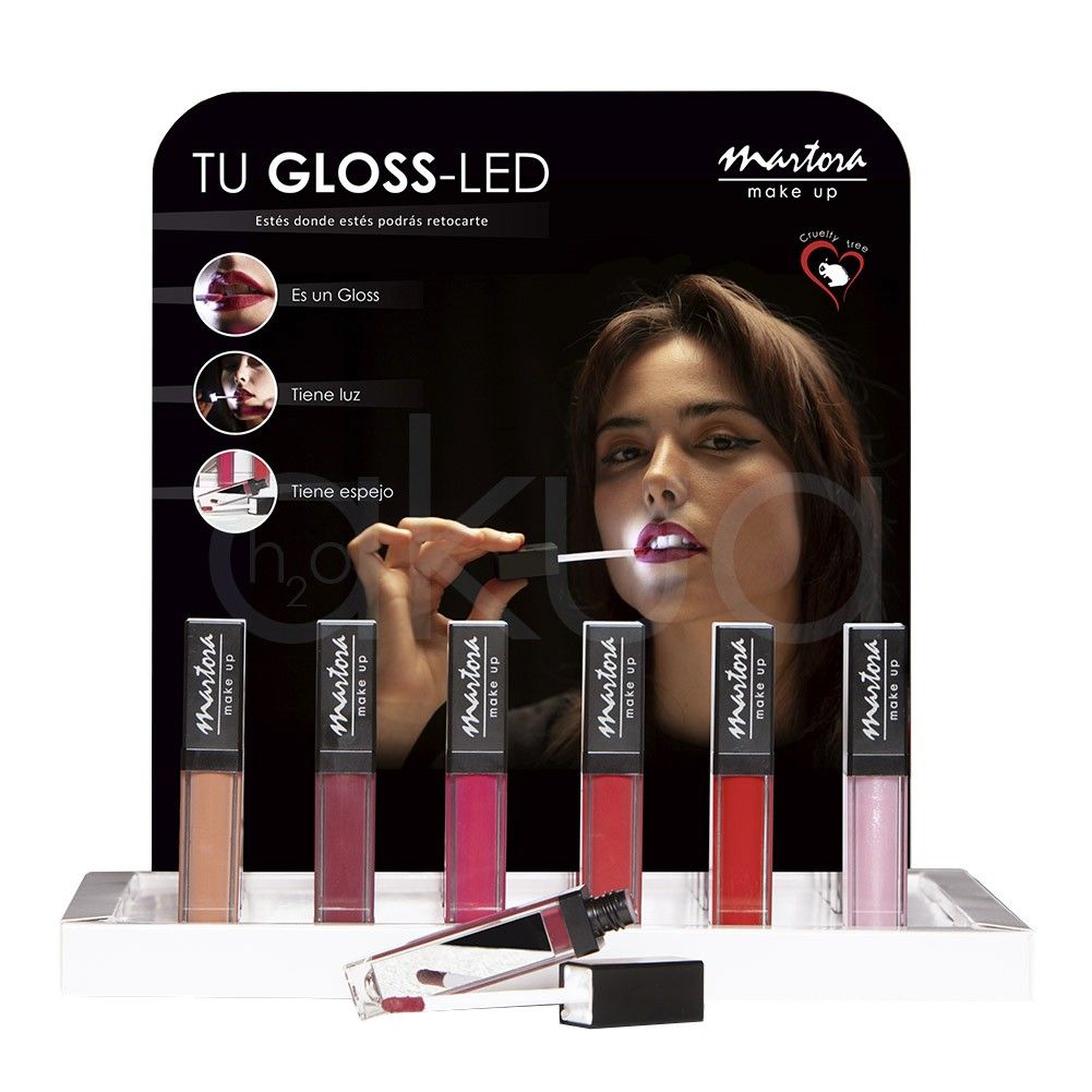 Lip gloss LED cosméticos peluquería Alisea